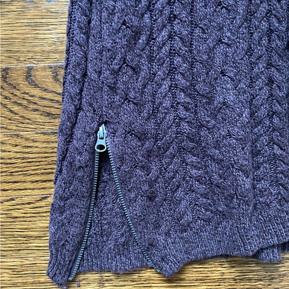 American Eagle Side Zip Sweater - Purple - Small - Picture 3 of 4